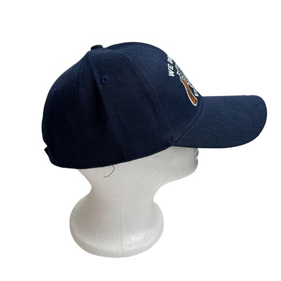We Don’t Dial 911 *NEW* Navy Blue Canvas Cap Hat Adjustable 2A Second Amendment - Picture 2 of 7